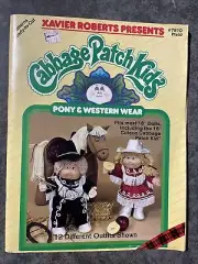 Cabbage Patch Kids Pony & Western Wear Pattern Book For Dolls
