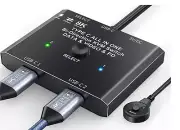 Kceve Type C All In One Bi-Direction KVM Switch Data & Video