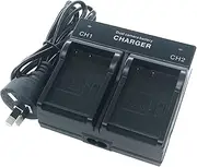 Dual Mains Battery Charger for PENTAX D-Li109 DLi109 K30 K50 K500 K2 K-2 Kr K-1S K1S K-S1 K-30 K-50 K-500 K70 KF Camera