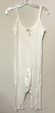 La Vive Undergarment One Piece Underwear Cotton Camisole Bloomers Vintage NEW