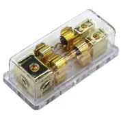 Power Distribution Block 2 - Way 4/8 AWG Gauge AGU Fuse Holder Distribution B...