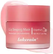 iiniim 3 Pack Hydrating Lip Mask Overnight Moisturizing Balm for Women Girls Non Greasy Smoothing Care Dry Chapped Lips Repair Nourishing Grapefruit One Size