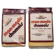 Vintage Man Made English Automobie Chamois Cloth packs By Mayfair 4 SQ Feet