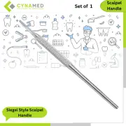 Cynamed Stainless Steel Precision Dissecting Siegel Style Scalpel Handle Knife