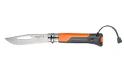 Opinel No. 8 Outdoor Folding Knife - Orange Handle - 8.5cm