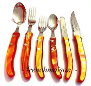 CLAUDE DOZORME Laguiole French Luxury Flatware Silverware Steak Knife Spoon Fork