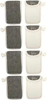 CANIGHT 8 Pcs Black Linen Soap Bag Convenient Soap Pouch Soap Savers Pouch Soap Bar Bag Soap Supply Soap Bag Holder Soap Savers Bags Soap Bag for Shower Home Accessory Soap Saver Pouch