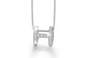 Solid 925 Sterling Silver Tidal Glam Necklace