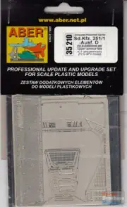 ABR35210 1:35 Aber Sd.Kfz.251/1 Ausf D Vol 8 Upper Armor Late (AFV kit)