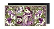 Grape Jelly Woman FRIDGE MAGNET sign advertisement (2 x 4 inches, wood)