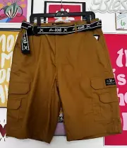 NEW VIntage Marc Ecko Cargo Shorts Men's 32 Bronze Baggy 13"