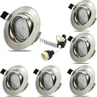 6X LED Downlights Ceiling Dimmable Recessed down Lights Spotlights Brushed Chrom