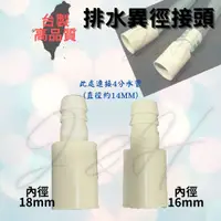 在飛比找蝦皮購物優惠-排水接頭 排水異徑接頭 排水浪管異徑接頭 16異徑浪管接頭 