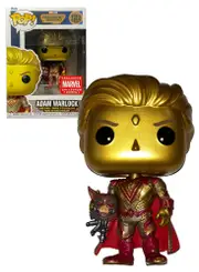 Funko POP! Marvel Guardians Of The Galaxy #1214 Adam Warlock (With Head) - Limited Marvel Collector Corps Exclusive - New, Mint Condition