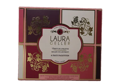 Laura Geller Party in a Palette 4 Face Palettes UNSEALED NIB