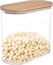Rice Storage Box, Kitchen Noodle Container - Pantry Storage for Dry Food, Cereals, Soybeans - Sealed Lid, Glass