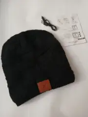 Fashion Music Hat Beanie Bluetooth Pairing Fur Lined Unisex One Sz