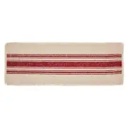 New Primitive Farmhouse CHRISTMAS RED STRIPE BURLAP Table Runner 36"