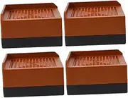 COHEALI 4pcs Non Slip Bed Risers Furniture Leg Lifters for Sofa Table Chair Washing Machine Durable Elevation Pads for Home Decor Height