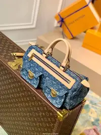 在飛比找Yahoo!奇摩拍賣優惠-二手Louis Vuitton LV 牛仔丹寧 M95019