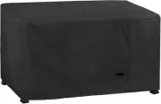 Rectangular Fire Pit Table Cover Waterproof Heavy Duty Outdoor Patio Firepit ...