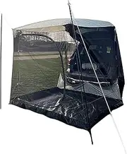 ALWIDA SUV Family Camping Tent, 5-6 Person Portable Waterproof Roof Tent, Car Tailgate Tent Sun Shelter For SUV MinivanCamping Outdoor Travel Hatchback