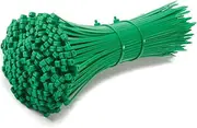MgcTolBox Green Small Cable Ties 8", Mini Zip Ties, Self-Locking Nylon Cable Ties, Zip Wire Tie Perfect for Garden, Home, Office | 200 x 2.5 mm | Green | 200 Pack