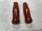 BICYCLE GRIPS Brick Red Coke Bottle SCHWINN ELGIN Shelby Roadmaster Silverking