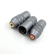 XLR to 2.5mm/3.5mm/4.4mm Balanced Adapter for Audio Player/Power Amplifier/Hi-Fi