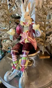 Cynthia Rowley Elegant Easter Bunny Gentleman Victorian Doll