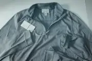 Tommy Bahama Half Zip Sweatshirt Ferrera Flip Reversible Shark Grey Medium M