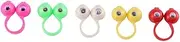 QUMIIRITY 36PCS Eye Finger Puppet Rings Eyeball Rings for Finger Games for Parties Storytelling and Puppet Theatre Activities Random Color