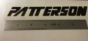 Patterson BMX Decal Sticker 1980's Old School Bmx Haro Free Agent GT SE JMC