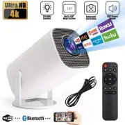 Mini Projector UHD 4K 10000 Lumen LED 1080P WiFi Bluetooth Portable Home Theater