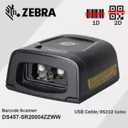 Zebra DS457-SR20004ZZWW Hands-free Fixed 1D 2D Barcode Scanner with USB Cable