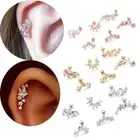 Cz Zircon Stainless Steel Piercing Earring Helix Tragus Cartilage Ear Stud