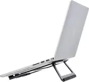 Amazon Basics Aluminum Portable Foldable Laptop Stand for up to 13 " Black