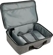 Goshyda Projector Case, Projector Bag for Most Major Projector, Portable Projector Travel Carrying Case with Accessories Pockets, 13.6x7.9x4in