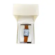 Anne Klein Women's Glitter Accented Croco-Grain Strap Watch AK/3821SVHY