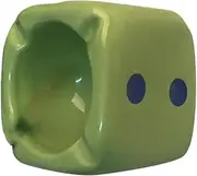 minkissy Unique Dice Smoking Tray Ceramic Ashtray for Home Office Desktop Ashtray Adornment