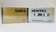Memorex Chromium Dioxide 90 Min & Scotch Master 90 Min Cassette Tape, Sealed