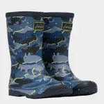 JOULES 英國 品牌 男童 雨鞋 UK9 US10 EU27 雨靴 鯊魚 圖案 現貨