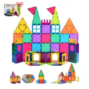 Catzon 78Pcs Magnetic Building Blocks Theme Toy 3D Games Construction for Kids Gift