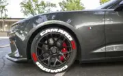 Tire Lettering Fits CAMARO SS Stickers 16"-22" 8xpcs SET for 4 Tires 1.25"inch
