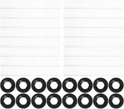 SEWACC 1set Garage Door Hinge Roller Sleeves Kit Noise Reducing Silent Rollers for Smooth Easy Installation Compatible Garage Door Parts Quiet Performance User-Friendly Design