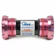 OMNI Racer WORLDS LIGHTEST Ti Ceramic Bottom Bracket Fits: SRAM GXP: 74g: PINK