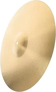 Kisangel Drum Cymbal Set Practice Crash Cymbal for Drum Kit Durable Metal Construction Easy Installation Produces Sound Safe Design for Musicians