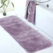 Large Bathroom Rug (24 x 60) Extra Soft and Absorbent 24" x 60" Lavender