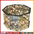 DIY LED Tulip/Rose Mirror Night Light Sleeping Table Lamp Handmade Cube Lamp