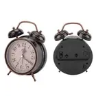 4-inch Retro Double Bell Small Alarm Clock With Night Light Alarm Clock Shipped